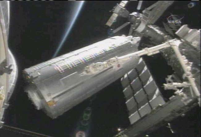 Spacewalkers Help Deliver Space Station's Largest Lab